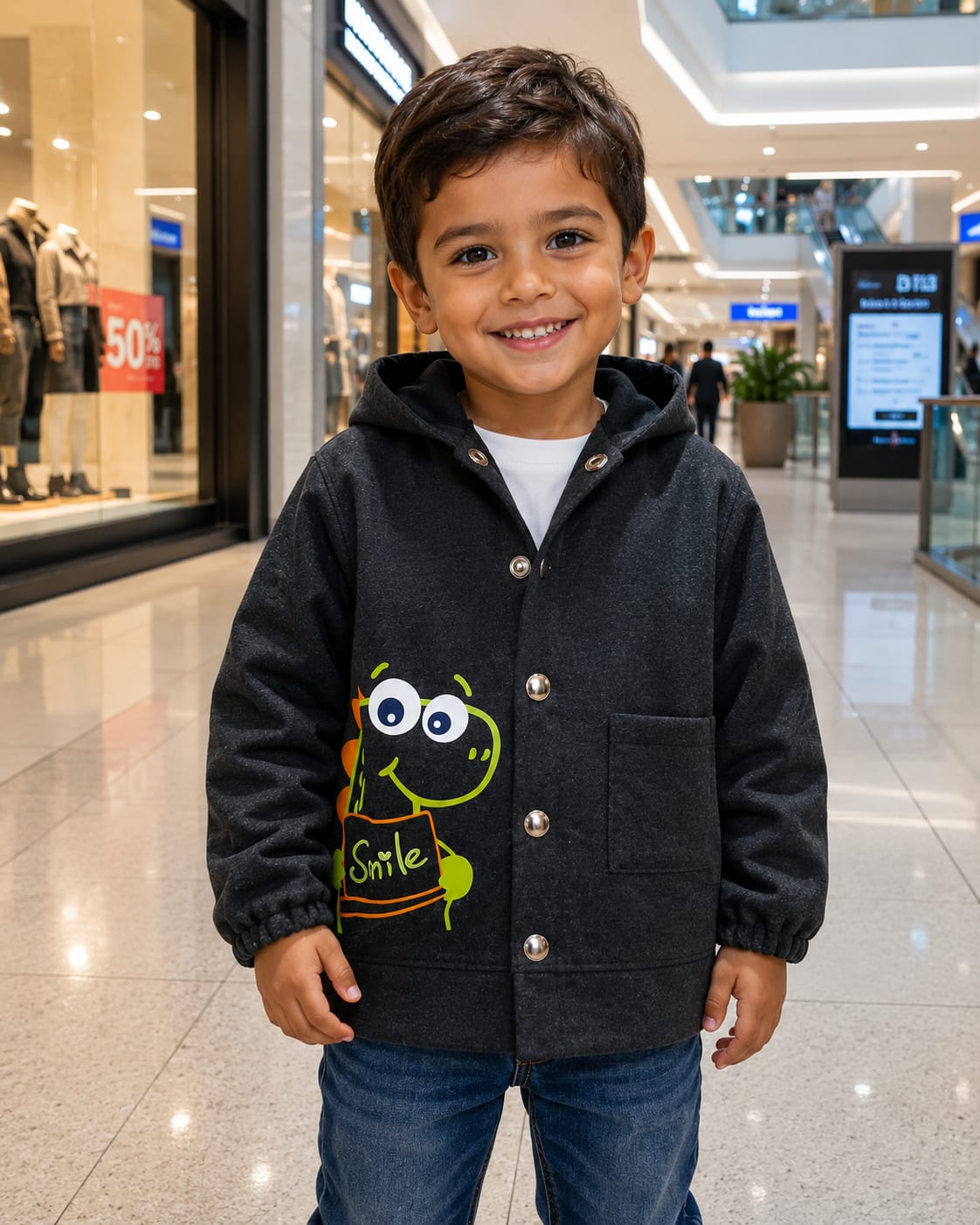 Saco Dino 🦖🖤 — vista 3